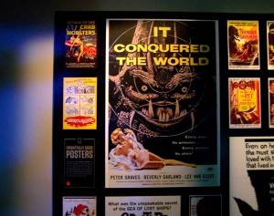 Horror movie posters displat at the EMP Museum. Credit: Angala Graves